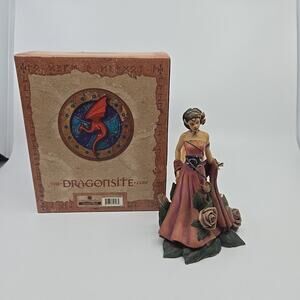 Dragonsite LAVENDER ROSE Limited Edition Figurine Statue 0191/1200